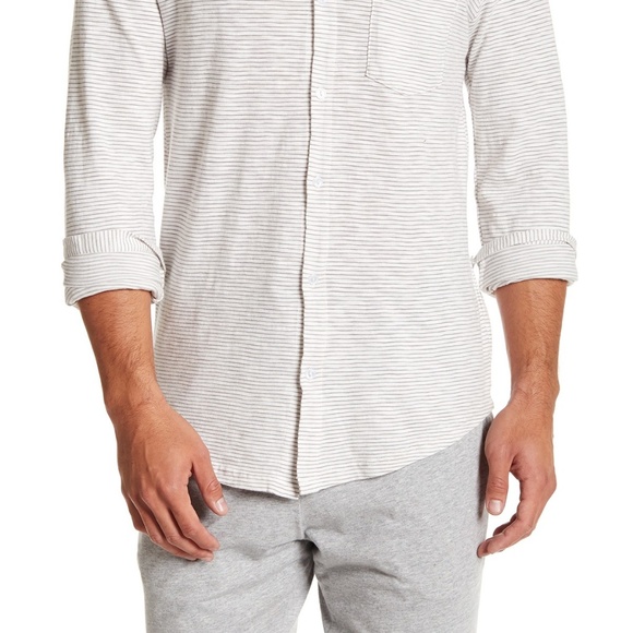 MODODOC New Long Sleeve Knit Cotton Shirt Men's XXL NWT 🎉HP🎉 - Picture 3 of 9